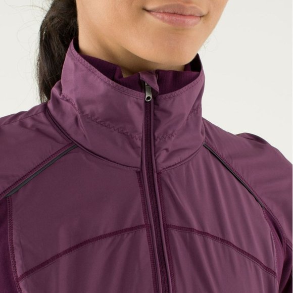 Lululemon Can't Stop Jacket, Plum, Size 2/4 - Picture 4 of 9